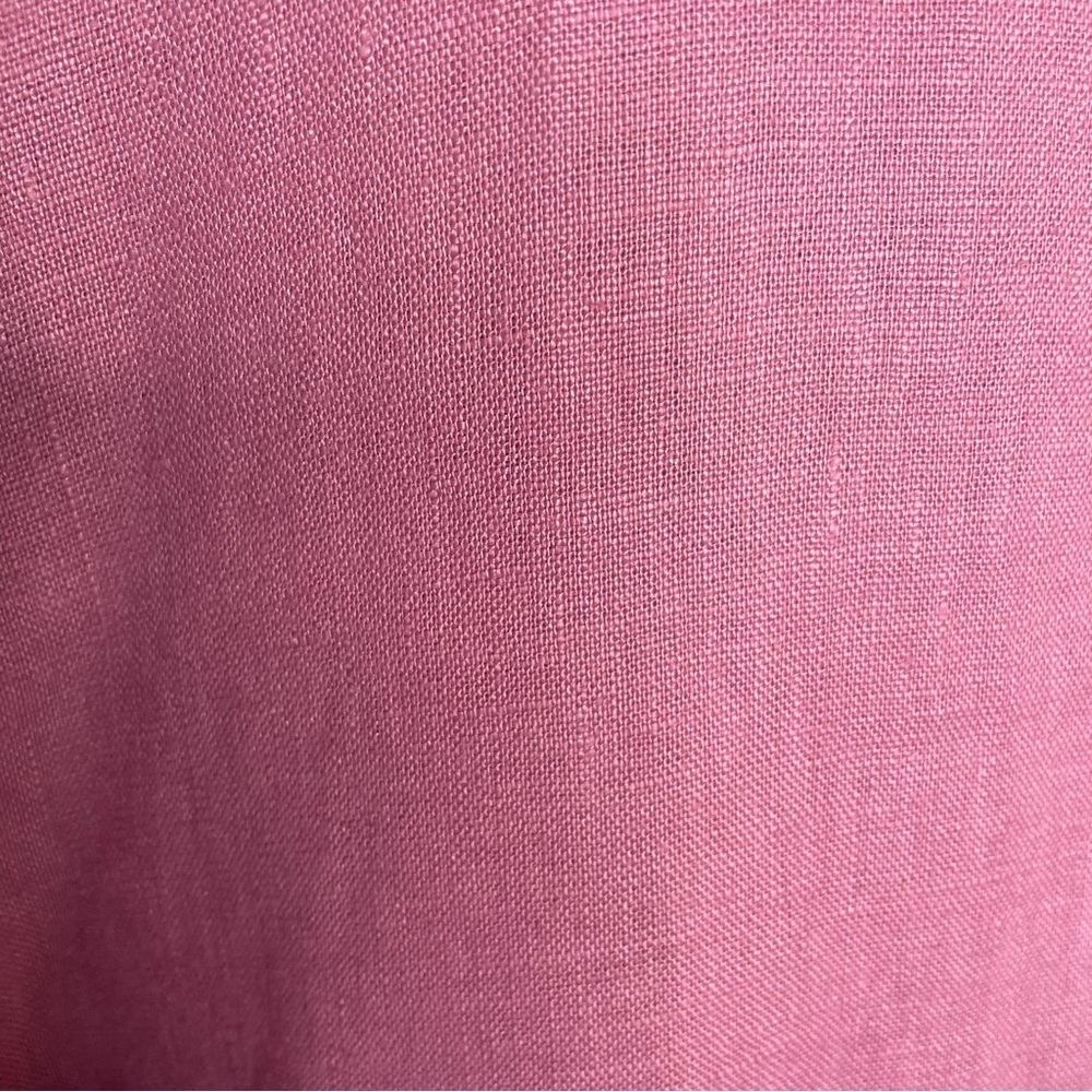 Madewell Bateau-Neck Tank in 100% Linen Beach Coastal Vacation in Shaded Pink L - Picture 9 of 12